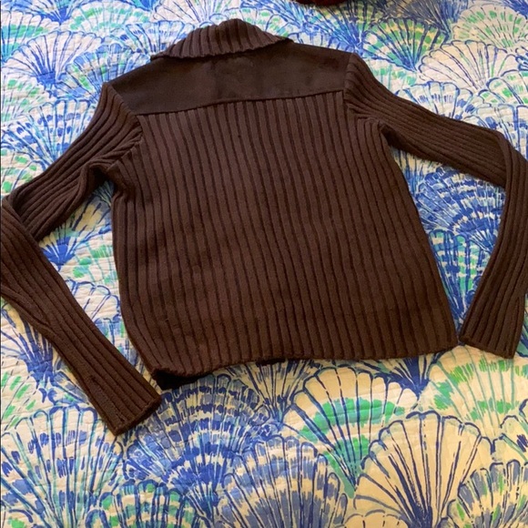 EUC E Studio vintage chocolate brown jacket - Picture 6 of 6